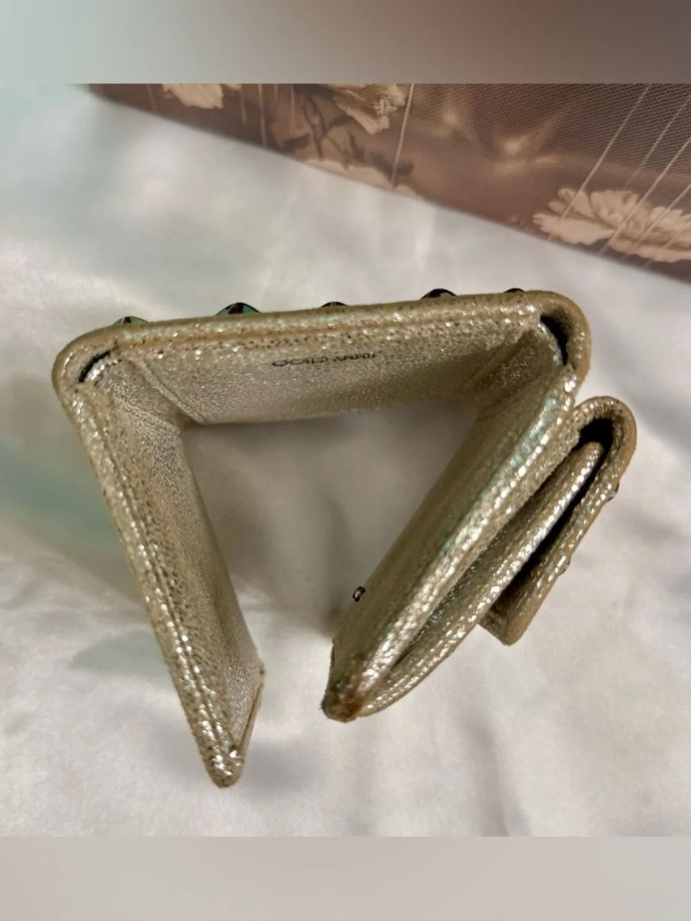 EUC - Jimmy Choo Nemo Star-Studded Trifold Wallet - Full Set - Picture 11 of 13